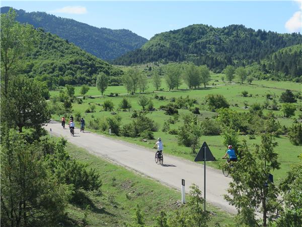 Balkans guided cycling vacation