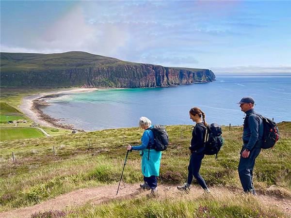 Orkney Isles walking vacation, small group