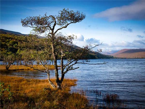 Autumn walking vacation in the Scottish Highlands