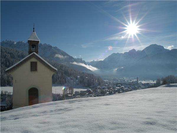 Cross country skiing vacation in the Dolomites, Italy