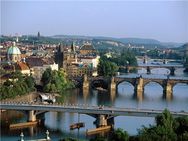 Prague to Budapest cycling vacation