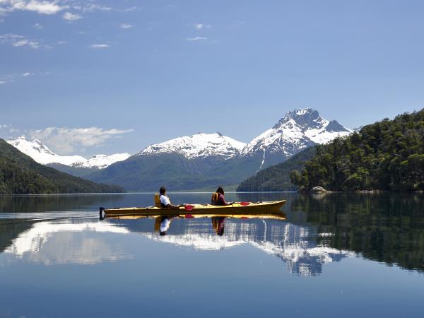 Bariloche kayaking vacation in Patagonia