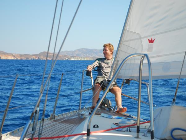 Sailing vacation in the Aegean Sea