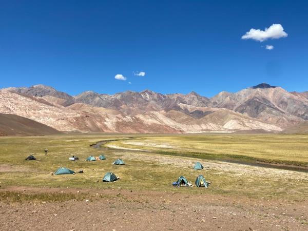 Horse riding across the Andes