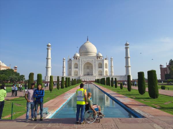 Wheelchair accessible heritage tour of India