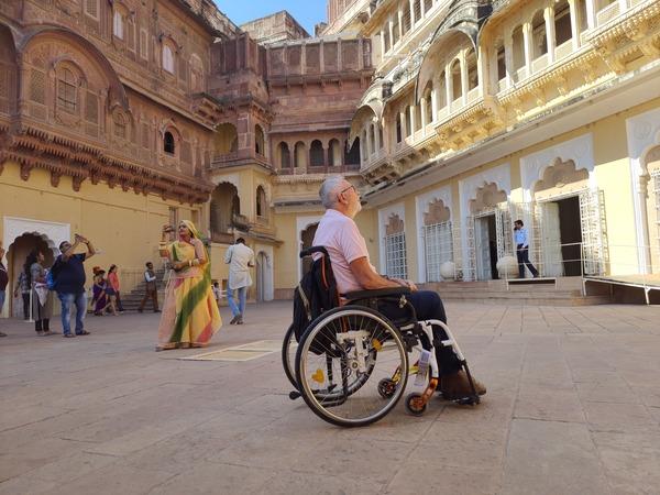 Wheelchair accessible heritage tour of India