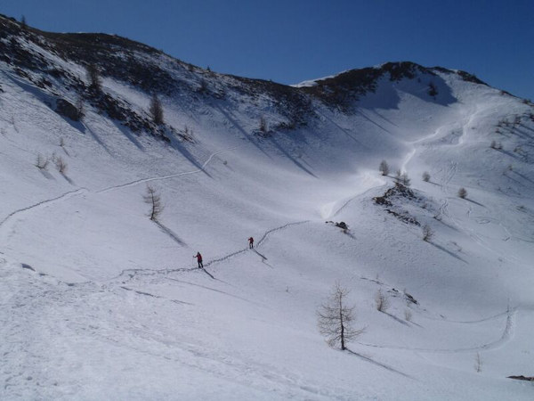 Snowshoeing in the French Alps